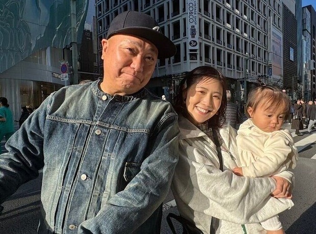 家族3人でお買い物へ行ったときの1枚。