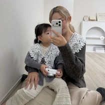 親子リンクコーデ「冬のお出かけが楽しくなる！」「色味や素材を合わせたおそろいも♪」激かわフォト5選