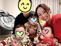 39歳で三つ子出産！「ワンオペになる時間帯は、髪を振り乱して頑張っています」哺乳びんを洗う暇もない怒涛の育児とは！？【桑子英里アナ・インタビュー】