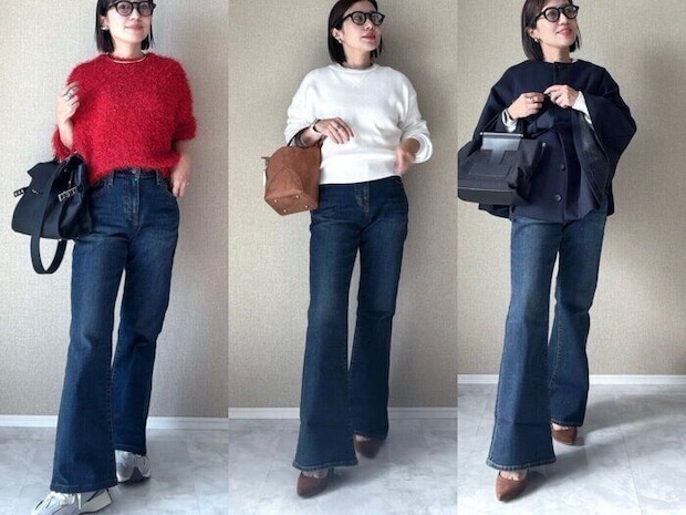 【GU】考えないでただ穿くだけでOK！脚長見えするデニムが神アイテムすぎました！