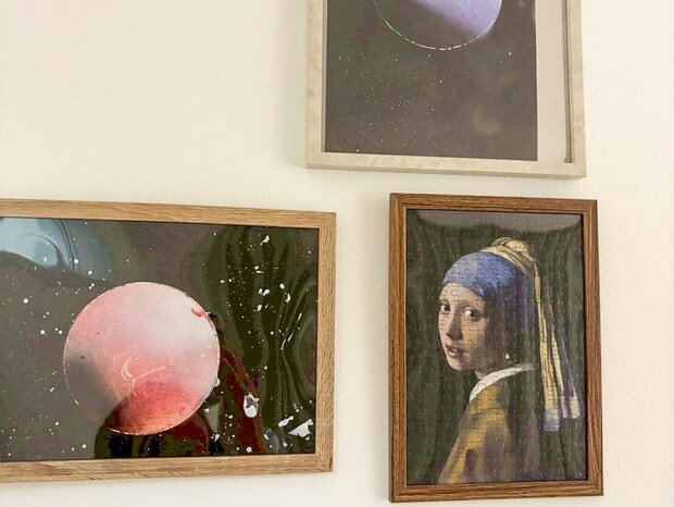 【セリア】楽しく脳トレ！100円ショップで見つけた、名作絵画のミニパズル！