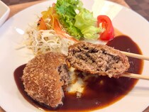 【新店】元ホテル料理人が作る「うわさのメンチカツ」。アットホームな雰囲気で楽しめる逸品ランチ！｜鳥取市