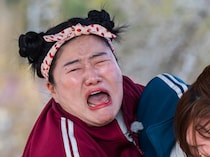 ガンバレルーヤが日本唯一の四角い土俵でガチ相撲！勝利の町、岡山県勝央町へ！