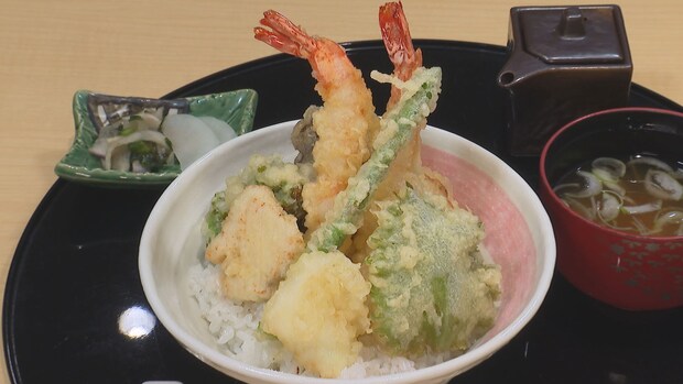 旬の食材を目の前で揚げる天ぷら専門店！ランチ限定のお得な天ぷら膳｜米子市