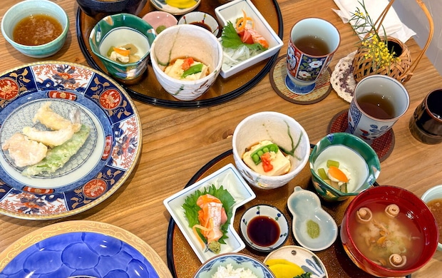 ニューオープン！素敵なお料理と器に出会える御膳！天ぷらに刺し身で贅沢ランチ｜鳥取県米子市