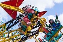 岡山が誇る遊園地「ジョイフルパーク」でガンバレルーヤが大絶叫！|真庭市