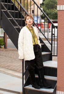 【365 DAYS SNAP】Ungridクリエイティブディレクター高園あずささんの「ヘビロテニットの着まわし」