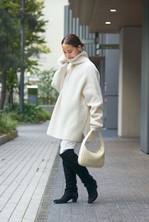 【365 DAYS SNAP】Deuxième Classeプレス佐藤麻理奈さんの「ヘビロテバッグを使った着まわし」