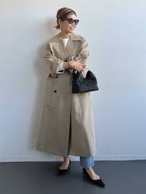 【365 DAYS SNAP】Deuxième Classeインフルエンサー／CELERIディレクター 岩渕紘子さんのコートスタイル