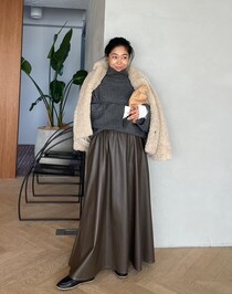 【365 DAYS SNAP】SeaRoomlynnデザイナー 松尾恵美奈さんのニットスタイル