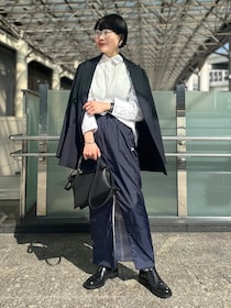 ナイロンスカートでジャケットスタイルをカジュアルダウン【365 DAYS SNAP】石井希望さんの私服