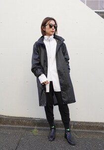 ノースフェイスのナイロンコートでこんなにクールに！【365 DAYS SNAP】HARUKAさんの私服