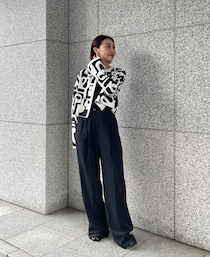 インパクト柄もモノトーンならこんなにまとまる！【365 DAYS SNAP】アローズPR宋さんの私服