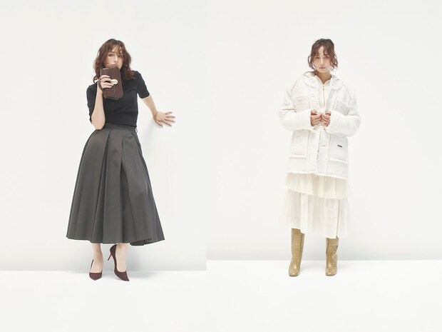 【スカート】はトレンドの「ブーツ」と組み合わせて気映える【ミディ＆ミモレ丈】が最旬！