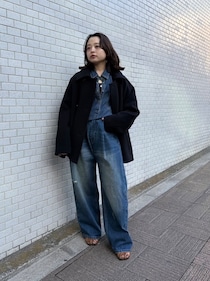 【40代スナップ】デニムセットアップをキレイめに仕上げる「上質なジャケット」｜矢尾麻琴さん