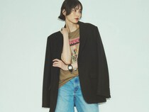 定番のTシャツ×デニムもハーフパンツなら今季らしくアップデートします！【10日間着まわし】