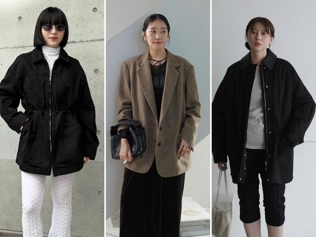 【40代スナップまとめ】秋アウターはハンサムな「オーバーサイズ」が気分！業界人コーデ7選