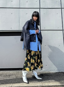 ジル サンダーのシルバーブーツでバランスの達人に！【365 DAYS SNAP】村上由美子さんの私服