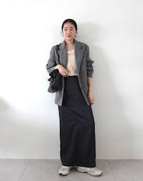 グッドプライスな新ブランドànukeのモノトーンが素敵【365 DAYS SNAP】船曳ひろみさんの私服