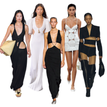 どこかが切れて見えちゃってる「カットアウト」で旬のヌケ感を。2024年春夏のホットワードをチェック