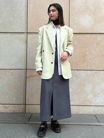 ESTNATIONのキレイ色ジャケットで春気分全開！【365 DAYS SNAP】水谷優芽さんの私服スタイル