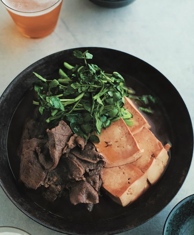 フライパンひとつで激ウマ！10分で完成＆見た目も洒落てる『クレソン肉豆腐』レシピをマスターしよう