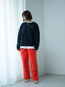 ディッキーズのカラーパンツはマノロのミュール合わせで【365 DAYS SNAP】青木玲子さんの私服