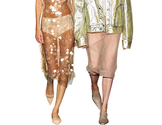 透け感のある【ミディスカート】が素敵！ ランウェイで見つけた2024年春夏の流行キーワード