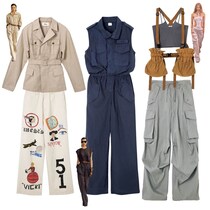 注目の【ワーク＆サファリスタイル】は小物合わせでモダンに【百々千晴さんと狙う春トレンド】