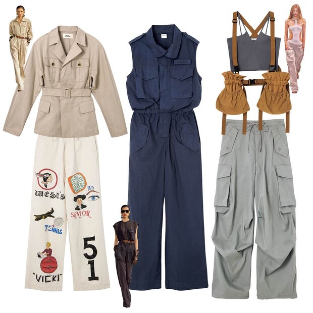 注目の【ワーク＆サファリスタイル】は小物合わせでモダンに【百々千晴さんと狙う春トレンド】