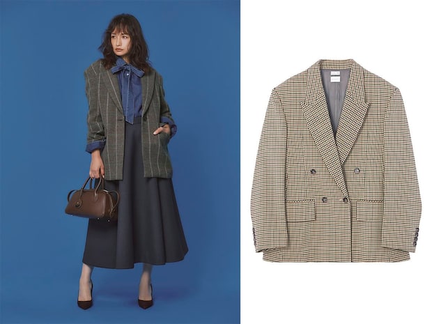 トラッド感とヌケ感両立♡ 今から買う【ジャケット】はやや厚手でオーバーサイズなものを選んで！