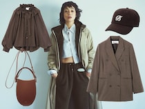 ジャケット、ハーフパンツ、チャームまで…今街中にあふれている！注目【ブラウン】アイテム9選