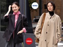 定番スタイルも「メタルフレーム」眼鏡投入で一気に【洗練トラッド】に！｜上枝みどりさん