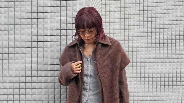 【40代スナップ】「マキシ丈コート」に肌触り最高なストールであったか♡モード見え！｜MICOさん