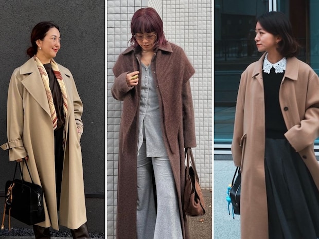 【40代スナップ7選】トレンチにマキシ丈まで!本格的な寒さ到来でみんな「ロングコート」解禁♡