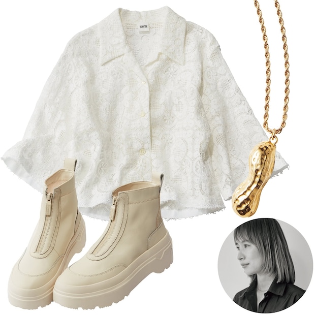 ハンターの防水ブーツもレースも、ホワイトな気分♡スタイリスト古田千晶さんの春夏欲しいもの4選