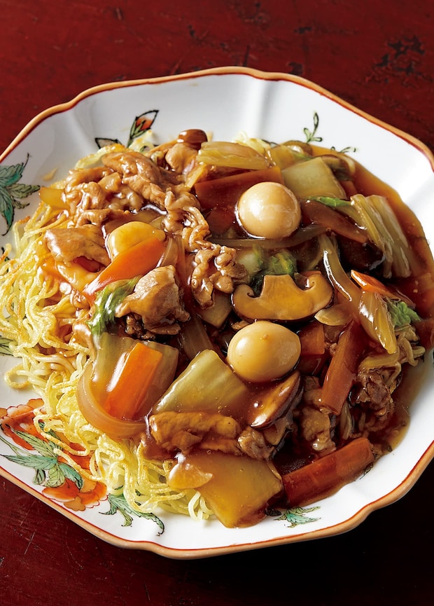 カリっと麺にあんがトロ～り♡町中華の【五目あんかけ焼きそば】のコツを伝授！