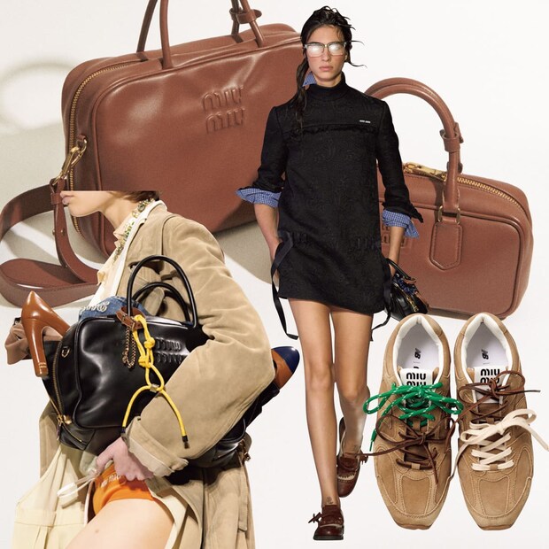 2024年春夏【ミュウミュウ】の新作靴&バッグ8選。NBコラボのスニーカーやスクエアバッグが進化