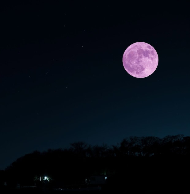4月の満月＝ピンクムーンは24日の8:49。21日から体調の変化に注意して【今月の不調予報】