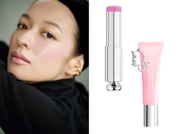 顔を引き上げ、ピュアに魅せる【ディオール】プロ顔負けに仕上がる「青みピンク」チークは買い！