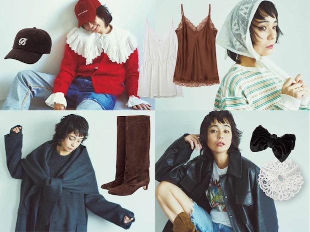 今飛ぶように売れてる！レザーにファー、ランジェリーライク服【40代リアルバイアイテム】34連発