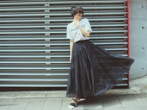 大人の体型に映える【ボリュームスカート】は甘すぎないドレッシーなものを選ぶのがカギ!