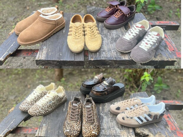 アディダス、プーマにオートリ―も【流行スニーカー8選】秋は「ブラウン」と「アニマル柄」がアツい！