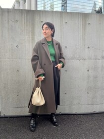 【365 DAYS SNAP】styling/ PR佐藤怜子さんの「今季のコート」