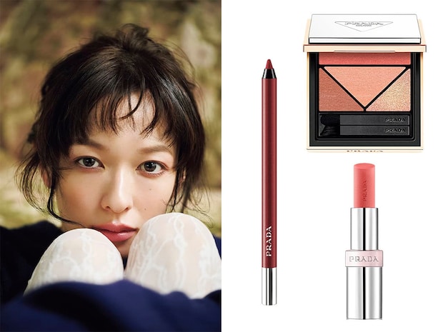 SNS映えする唯一無二の発色【プラダビューティ】ブラウン&コーラルで作る「洒落ミュートメイク」