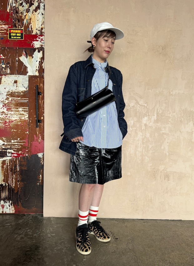 シャカシャカハーフパンツはあえてメンズサイズを選択!【365 DAYS SNAP】林 しずくさんの私服