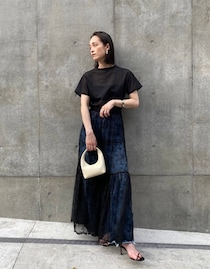 控えめな透けTシャツが大人の最適解！【365日スナップ】山下咲知子さん