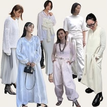 旬のバランスは白８割＋黒２割!? おしゃれ業界人スナップから分かったオールホワイトコーデの法則