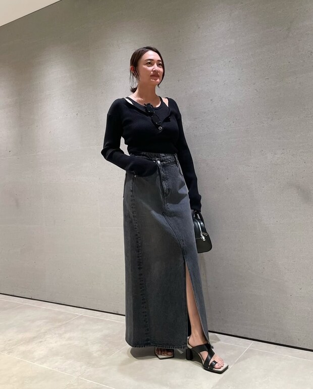 上半身、小っちゃ！アメスリタンクとクロップト丈で旬シルエットに【365日スナップ】八木沼志乃さん