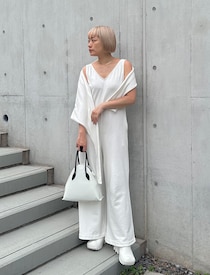 楽ちん＆上質スエットでクリーンなオールホワイトスタイルに【365日スナップ】近藤美幸さん